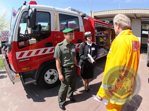 Kunjungan Fire Brigade